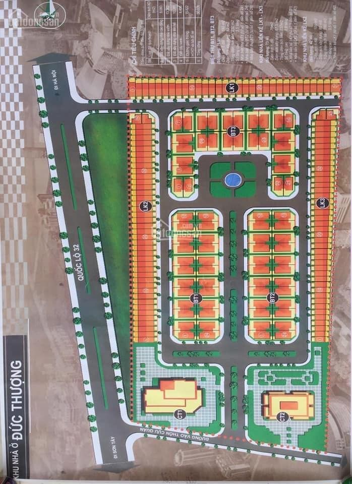 Bán ô đất liền kề Tân Việt diện tích 180m, Hướng Nam - Tây Nam xa Đức Thượng, Hoài Đức