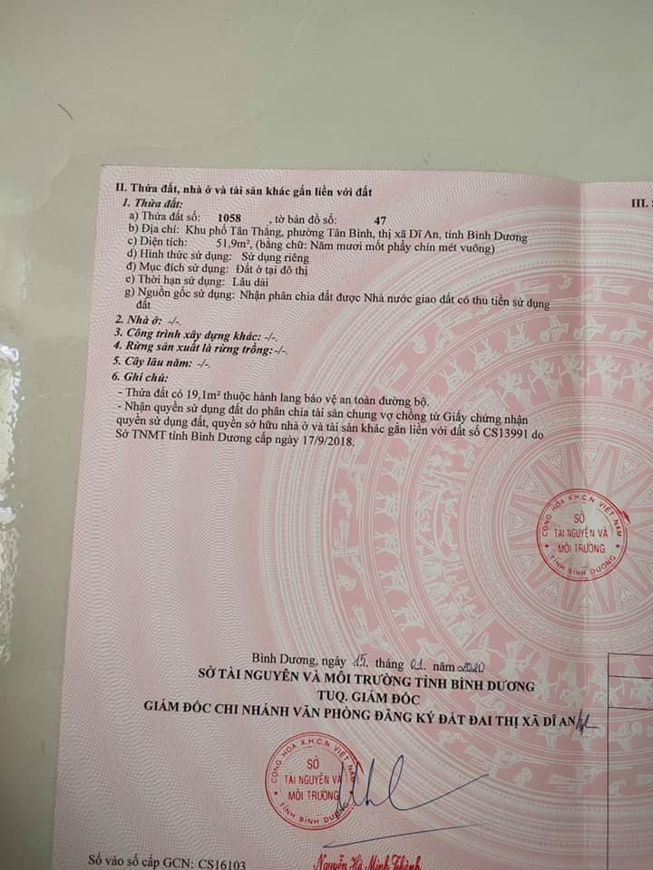 Cần Bán nhà lầu trệt sổ Hồng riêng . giá rẻ nhất dĩ An giá nào cũng bán. đường bê tông gần 5m sạch