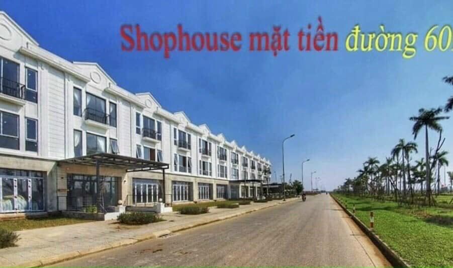 Duy nhất 2 căn cuối cùng Shophouse mặt tiền đường 60m và shophouse 100m võ nguyên giáp TP Huế