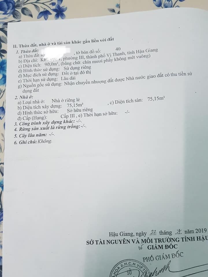 BÁN NHÀ MÁI THÁI TẠI KDC CÁT TƯỜNG PHƯỜNG 3, VỊ THANH, Hậu Giang