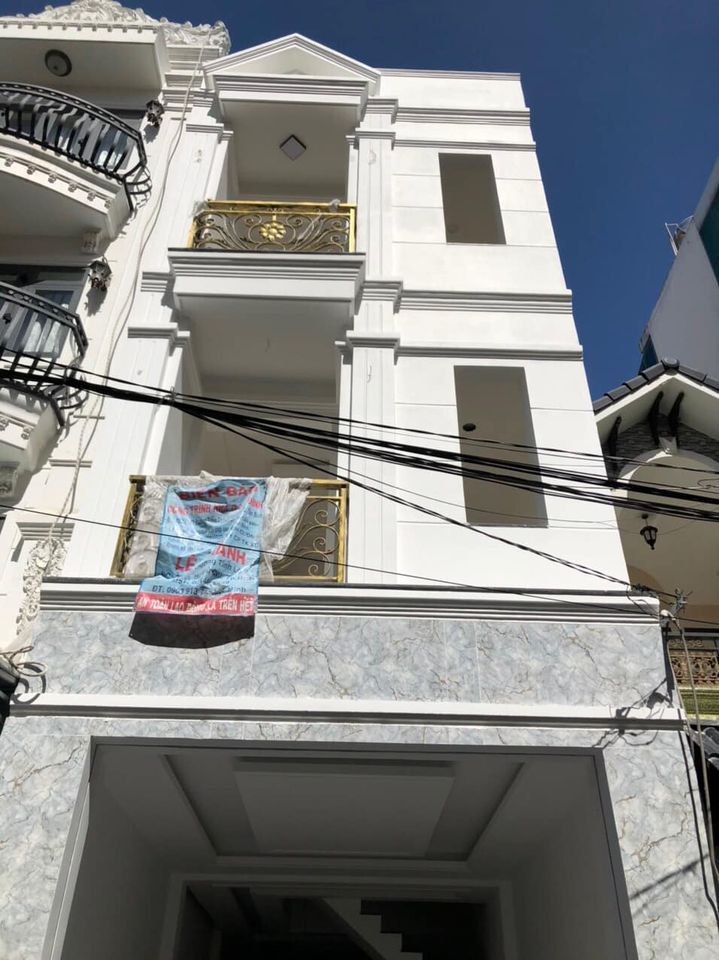 Bán nhà 6m thông Trần Thái Tông, F.15 Quận Tân Bình Diện tích: 4x15,5m vuông vức không lộ giới