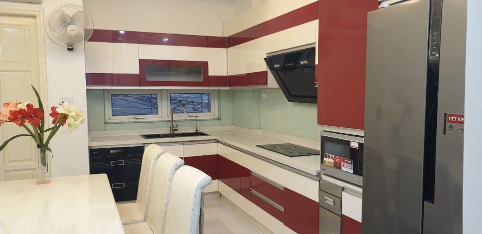 Cho thuê nhà Lê Hồng Phong HP Diện tích 60m2*4 tầng , 4 phòng ngủ full nội thất Đường cực rộng