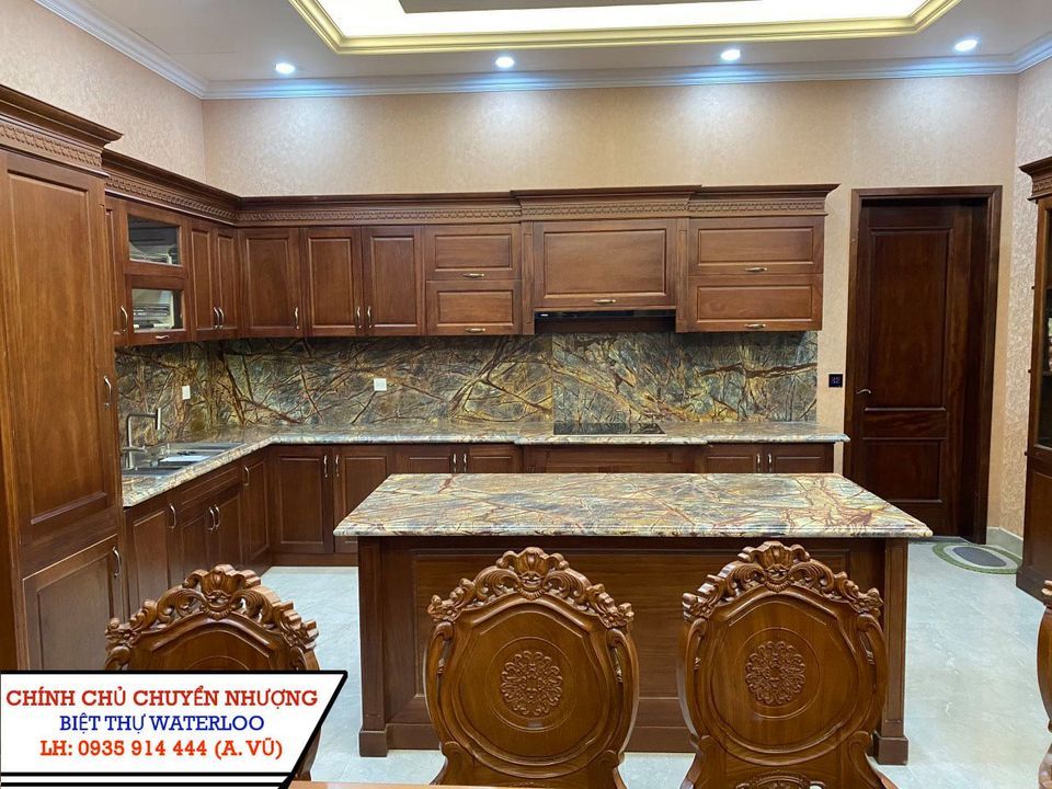 Chính chủ cần bán biệt thự Waterloo Nhà hướng Nam, 2 mặt tiền, khu dân cư an ninh, Thạch Trung