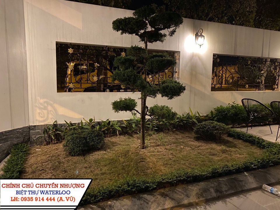 Chính chủ cần bán biệt thự Waterloo Nhà hướng Nam, 2 mặt tiền, khu dân cư an ninh, Thạch Trung