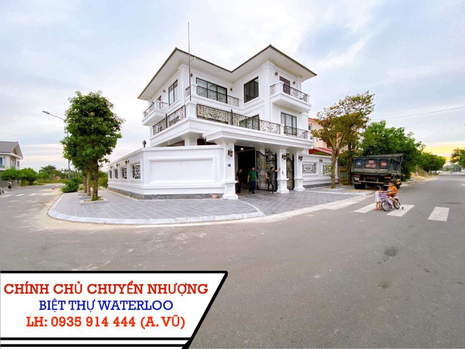 Chính chủ cần bán biệt thự Waterloo Nhà hướng Nam, 2 mặt tiền, khu dân cư an ninh, Thạch Trung