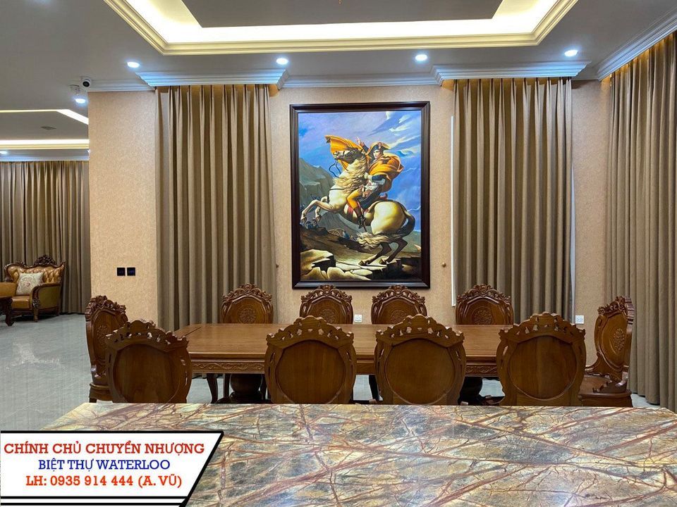 Chính chủ cần bán biệt thự Waterloo Nhà hướng Nam, 2 mặt tiền, khu dân cư an ninh, Thạch Trung