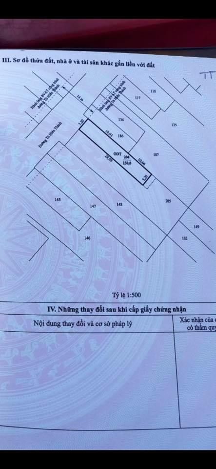 Chuyển Nhượng Lô Đất Thổ Cư MẶT TIỀN Đ.TÔ HIẾN THÀNH Phước Mỹ. Diện tích 150m, đường 14m.