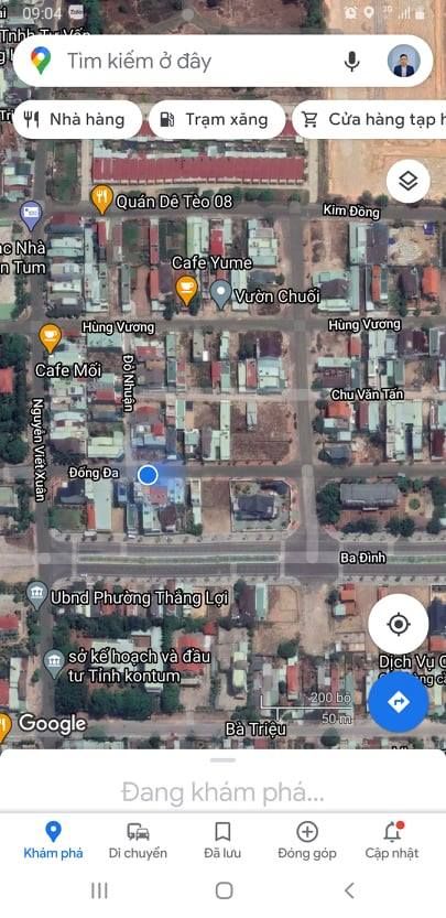 Bán lô đất góc 2 mặt tiền đường Đống Đa với Đỗ Nhuận phường Thắng Lợi Kon Tum