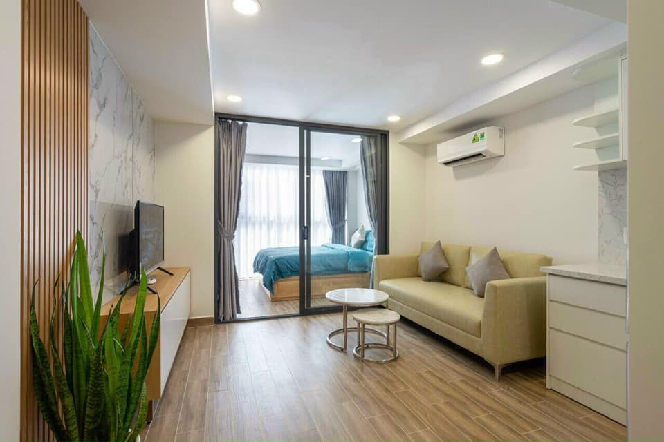 Cho thuê Căn hộ 55 Trần Đình Xu, Q1 Full nội thất, đầy đủ tiện nghi Cửa sổ thoáng mát