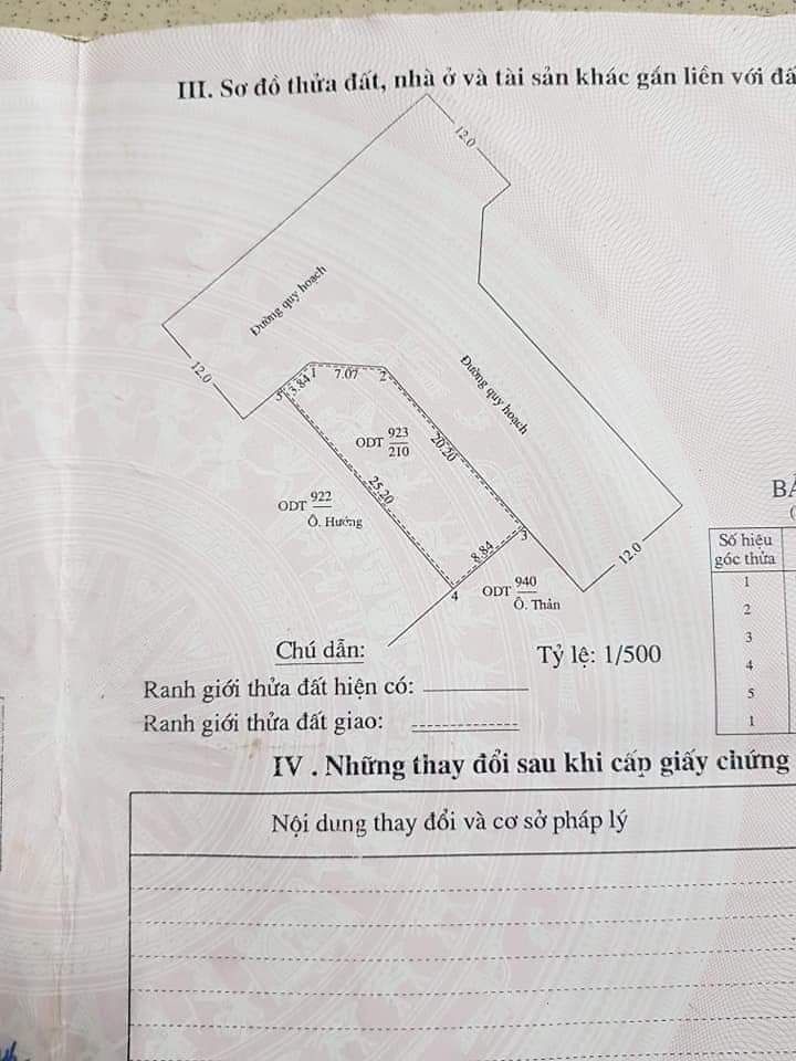 Cần bán đất ở Thị Trấn Ái Tử Đường Trương Văn Hoàn và Văn Cao 2 mặt tiền ở sân bay ái tử
