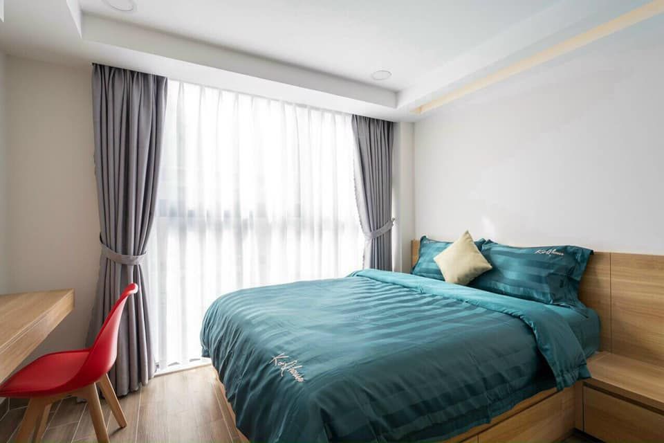Cho thuê Căn hộ 55 Trần Đình Xu, Q1 Full nội thất, đầy đủ tiện nghi Cửa sổ thoáng mát