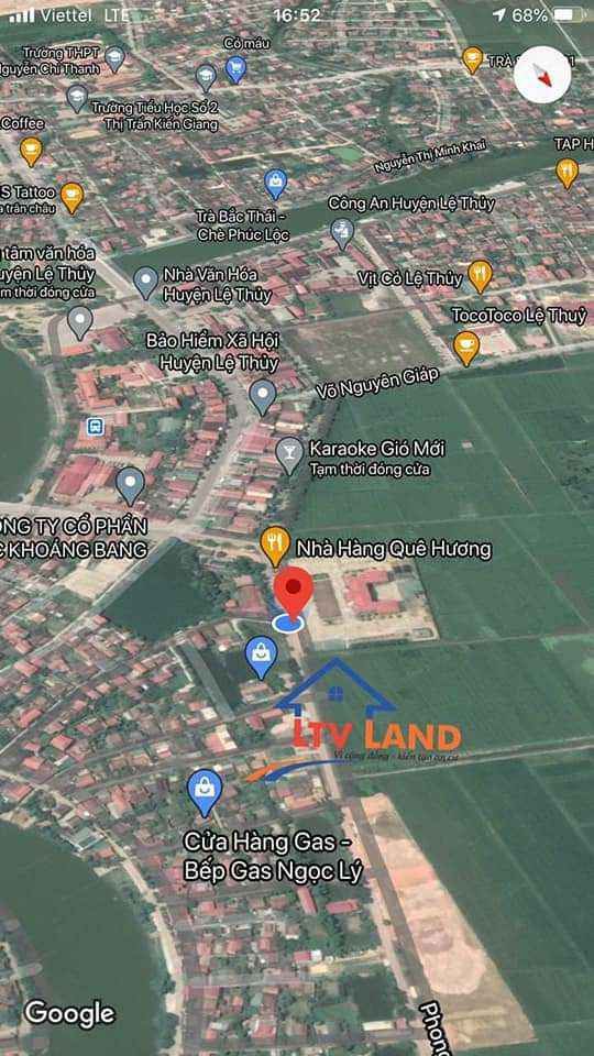 Bán đất 3 mặt tiền đường Quang Trung nối dài ,sát bên nhà hàng Quê hương .Đối diện Quân Đội NDVN