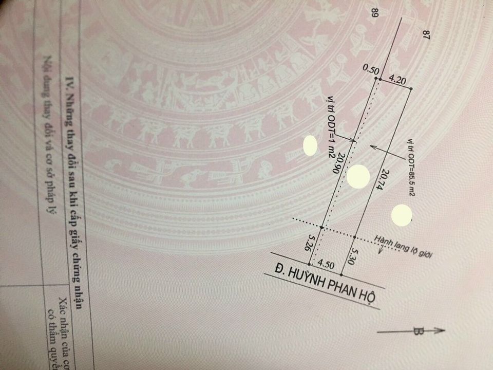 Bán Nhà mặt tiền đường Huỳnh Phan Hộ, K6,P6, tp. Sóc Trăng, gần Xuân Huỳnh 3 Diện tích: 4,5m x 20m