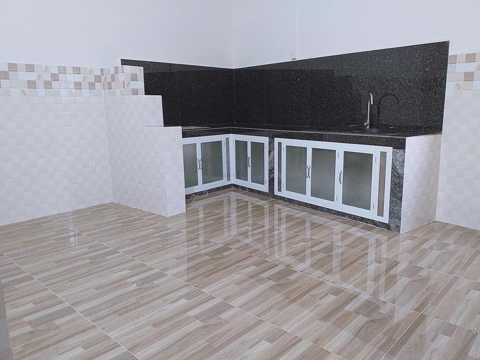 Cần bán gấp căn nhà khu phố 1, phường 5, TP Mỹ Tho. Diện tích 5,64x22 (nở hậu 7,34)