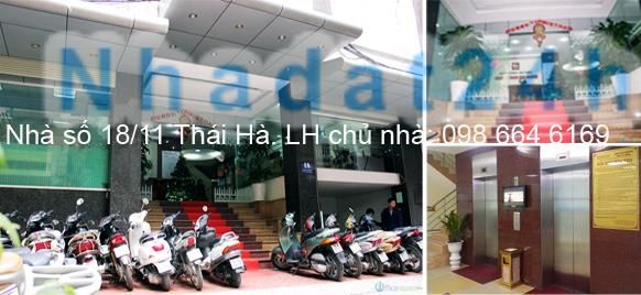 CHỦ NHÀ CHO THUÊ 75M2 VP TẠI PHỐ THÁI HÀ. LH 0986646169
