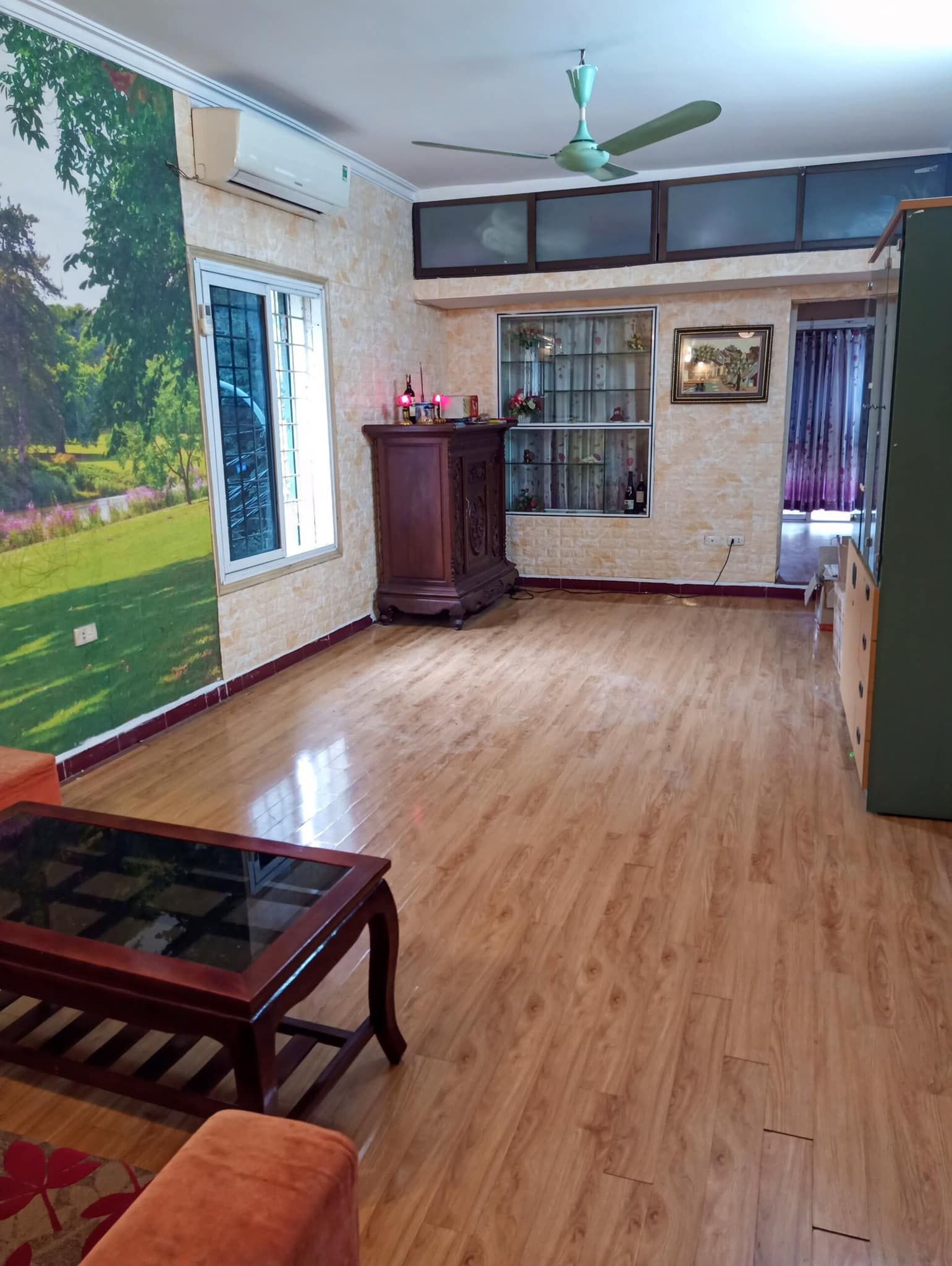 Cho thuê căn hộ tập thể Phương Mai, Đống Đa HN Cạnh tiểu học Phương Mai Diện tích 98m2