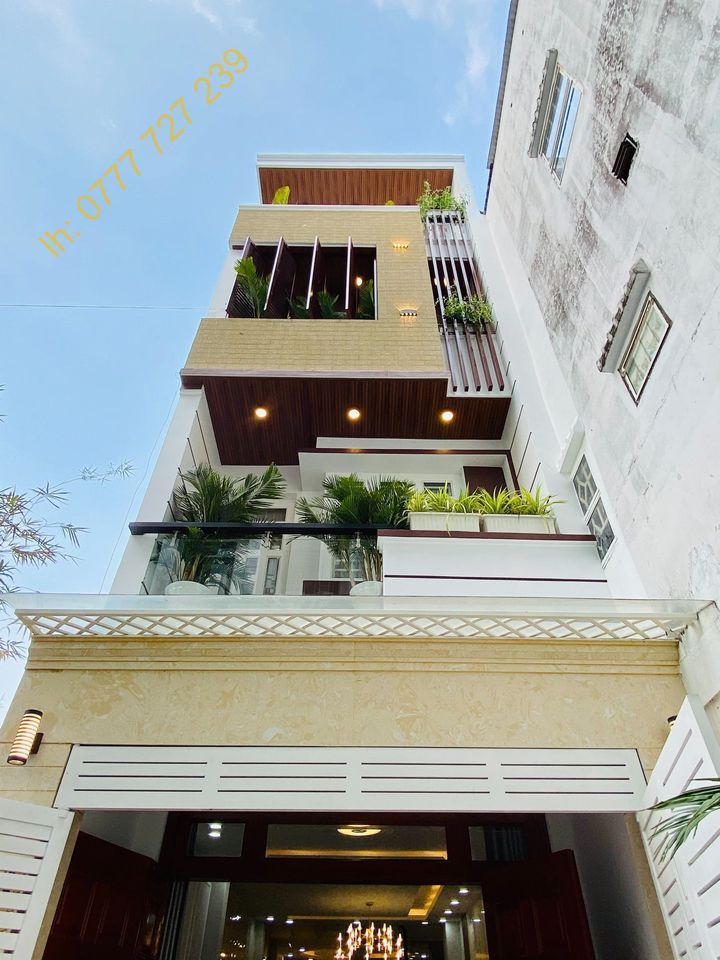 Bán nhà đối diện mecerdes Quang Trung, p8 Gò vấp 4x20 1 Trệt + 3 Lầu 4 PN, 5WC