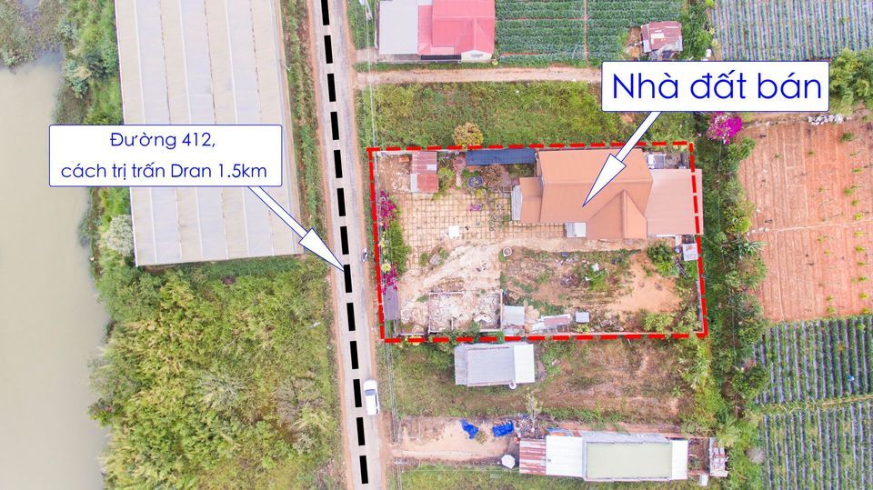 Chủ nhà cần bán lô đất tại Tổ dân phố Hoà Bình, Thị Trấn D'ran, Huyện Đơn Dương, Lâm Đồng