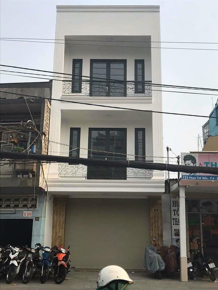 Bán nhà mặt tiền đường Phạm Thế Hiển, P4 Q8 Diện tích 4,5m x 25m nở hậu 6m 82m2