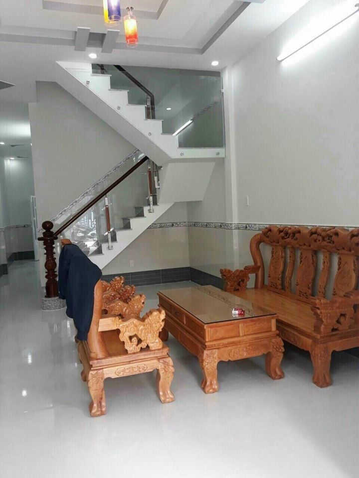 BÁN NHÀ 1 TRỆT 1 LẦU ĐƯỜNG ĐINH ĐỨC THIỆN CÁCH CHỢ BÌNH CHÁNH 5 PHÚT nhà có 4 phòng ngủ 2 toilet