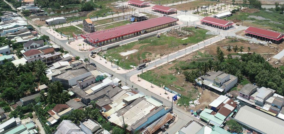 BÁN ĐẤT DỰ ÁN THẠNH PHÚ CENTER ngay TT chợ thị trấn Thạnh Phú Quy mô:11,7ha DT 105m-120m