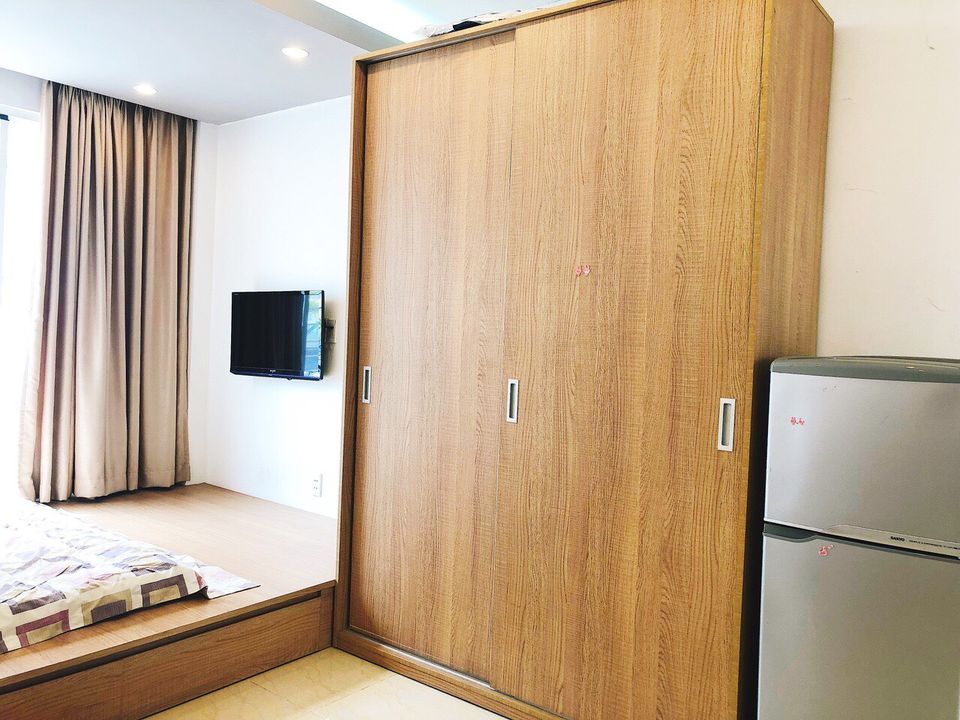 CHO THUÊ CĂN HỘ STUDIO NHƯ HÌNH Toạ lạc tại Lê Thị Riêng, p.Bến Thành, q1 GIÁ THUÊ: 6.5tr/tháng