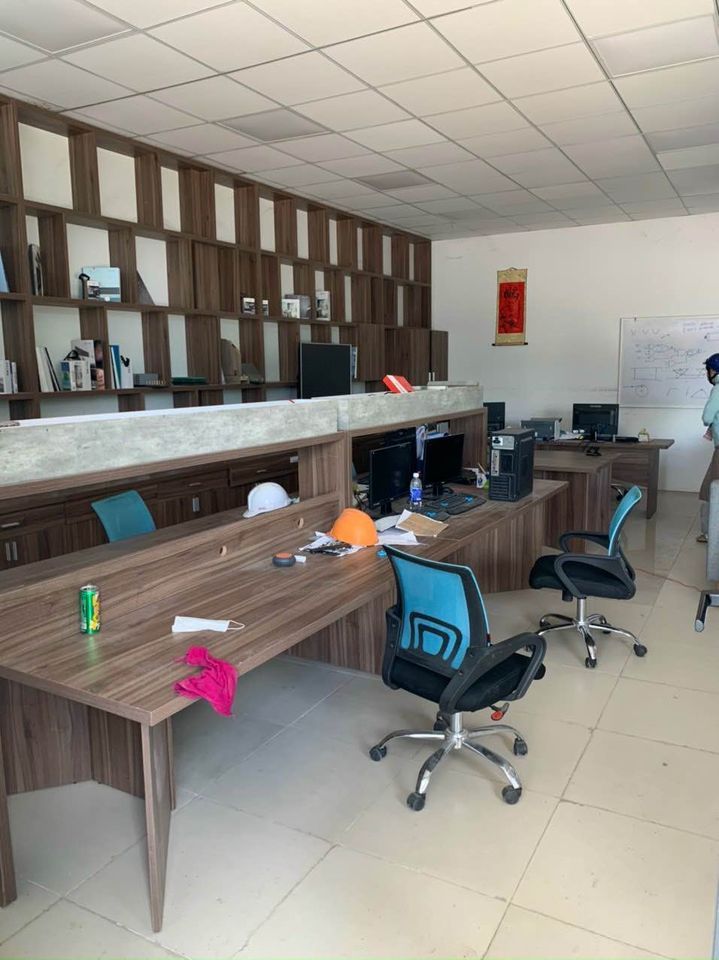 Cho thuê Nhà có sẵn Văn phòng và nhà kho tiền chế gần 700m2 mặt tiền QL91b, Bình Thuỷ