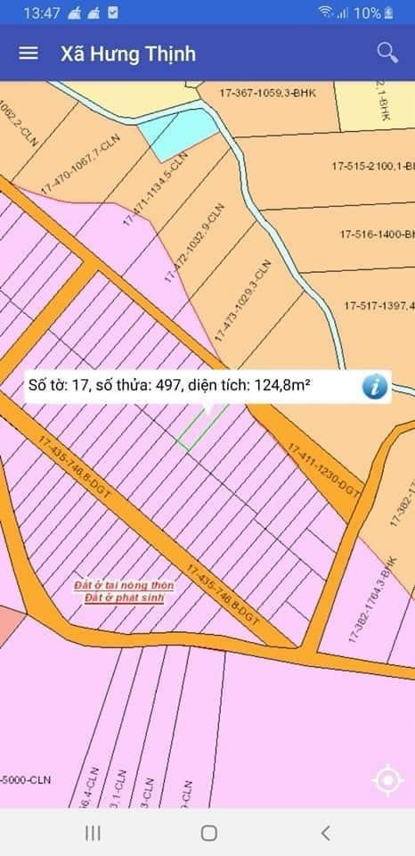 BÁN 2 LÔ LIỀN KỀ 5×25 THỔ CƯ 100% ĐƯỜNG BÊ TÔNG.DÂN CƯ ĐÔNG HƯNG THỊNH TRẢNG BOM