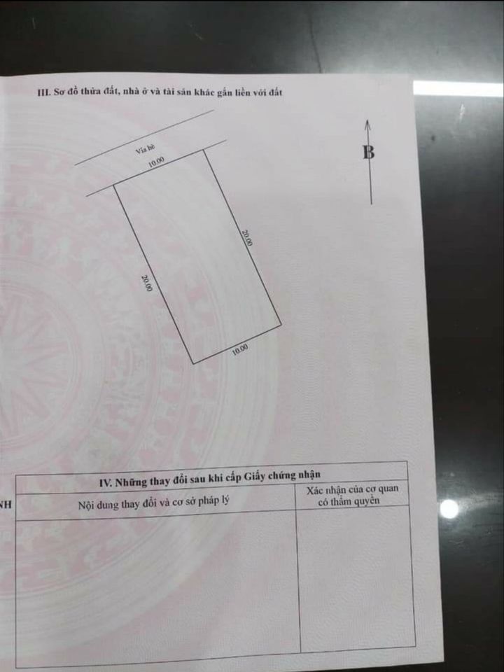 Cần bán lô đất Cảng Chân Dê cạnh hai toà lâu đài 300 tỷ Tổng diện tích 200m Hướng Tây Bắc MT 10m