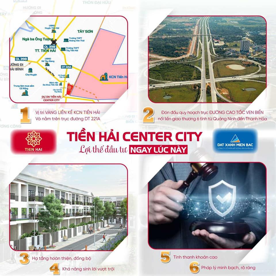 Đất nền Trái Diêm 3 Tiền Hải Center City chính thức ra mắt nhà đầu tư quỹ căn đầu tiên