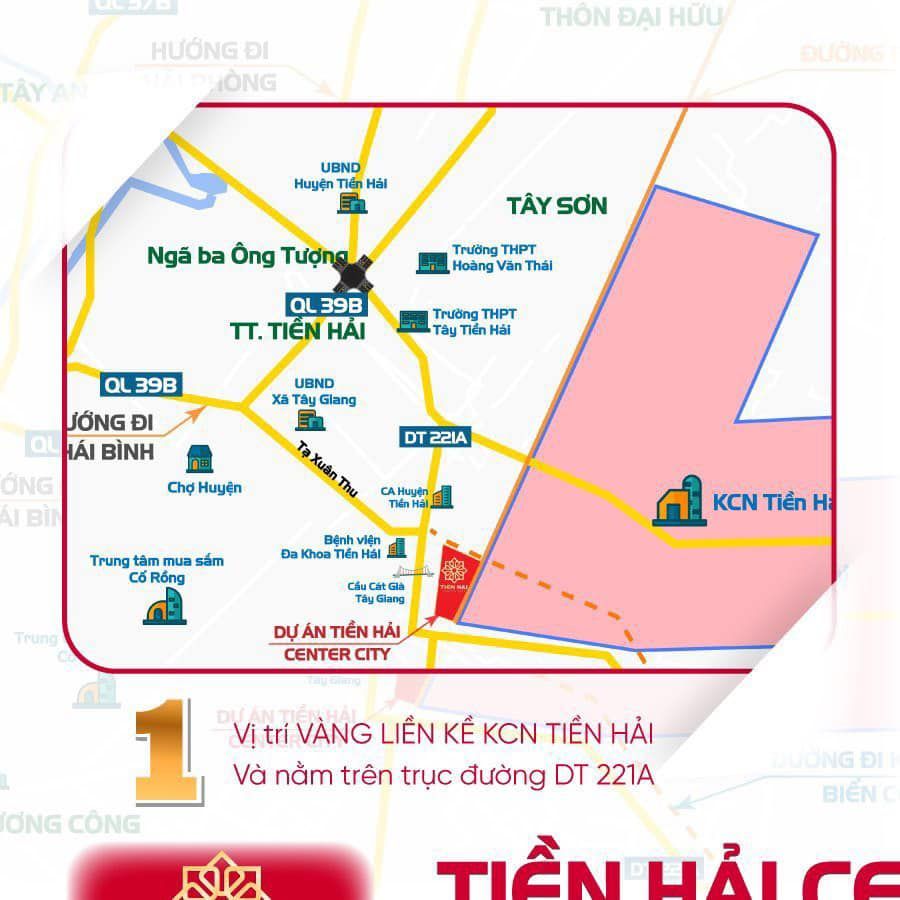 Đất nền Trái Diêm 3 Tiền Hải Center City chính thức ra mắt nhà đầu tư quỹ căn đầu tiên
