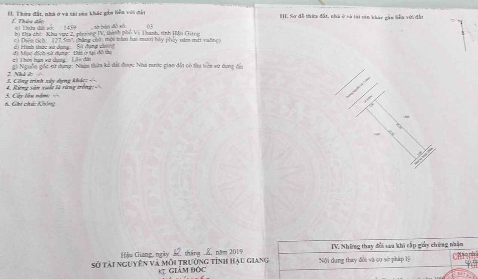 BÁN NỀN NGUYỄN LỮ KHU DÂN CƯ PHƯỜNG 4, TP VỊ THANH, HẬU GIANG Khu dân cư đông đúc