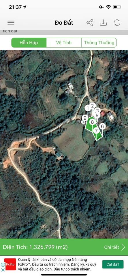 Bán mảnh đất Diện tích 1300m2 Gồm 2 hộ gộp lại Có nhà sẵn gần sân Golf, khách sạn, khu resort 5*