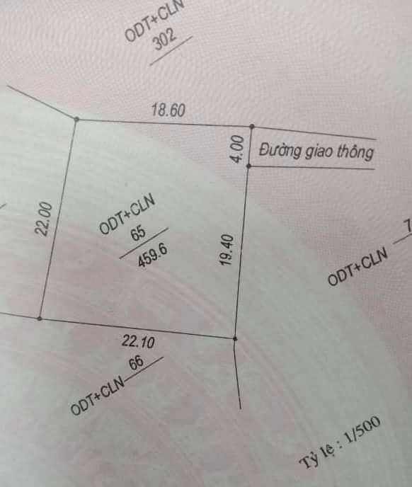Bán Đất Bắc Nghĩa ngõ ôtô vi vu Phạm Đình Hổ Dt 460 m2, đất ở 120m2(18,6x22m) Thích hợp xây nhà BT