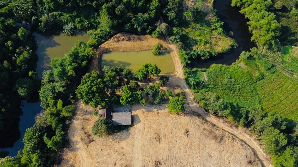BÁN ĐẤT LƯNG TỰA NÚI CHÂN ĐẠP THỦY Tổng diện tích 1ha3 400m2 thổ cư Trung Sơn Lương Sơn