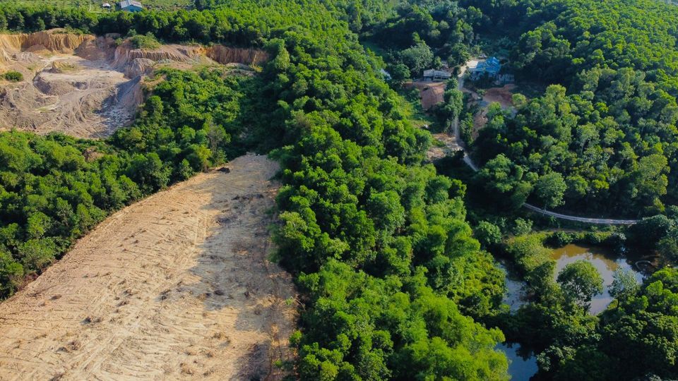 BÁN ĐẤT LƯNG TỰA NÚI CHÂN ĐẠP THỦY Tổng diện tích 1ha3 400m2 thổ cư Trung Sơn Lương Sơn