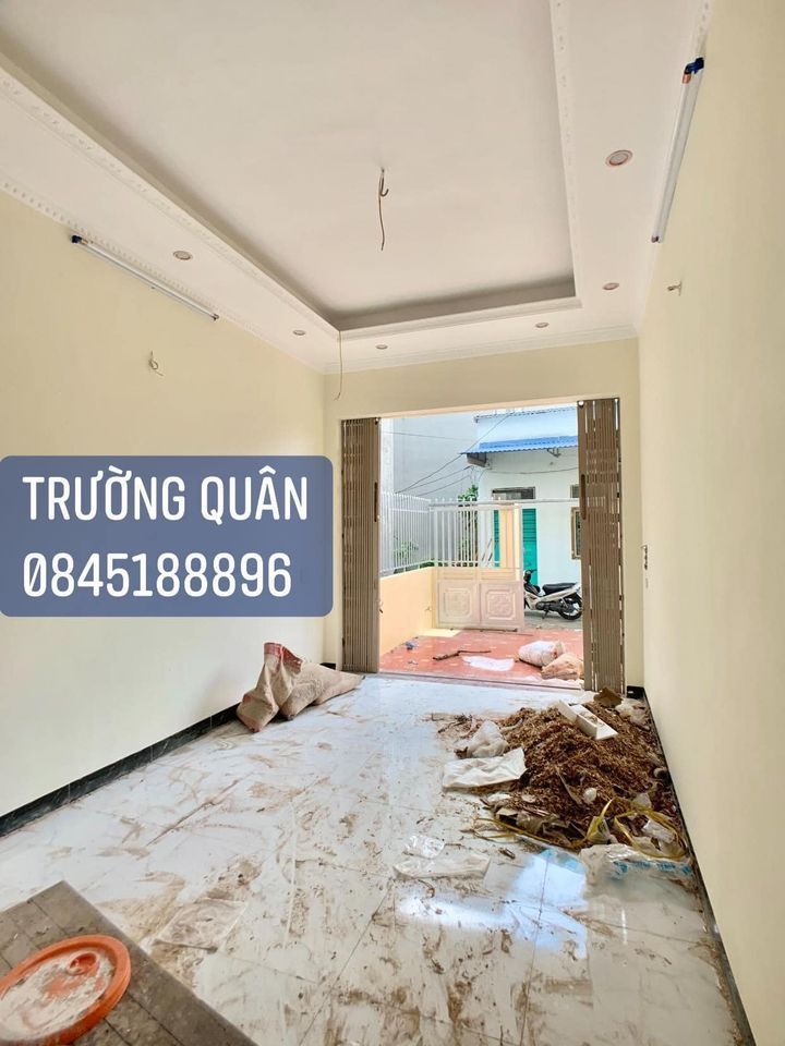 Bán nhà 61㎡ sân cổng Nguyễn Bính Văn Cao Ngõ nông rộng ngay gần đường, thiết kế sân trước sân sau