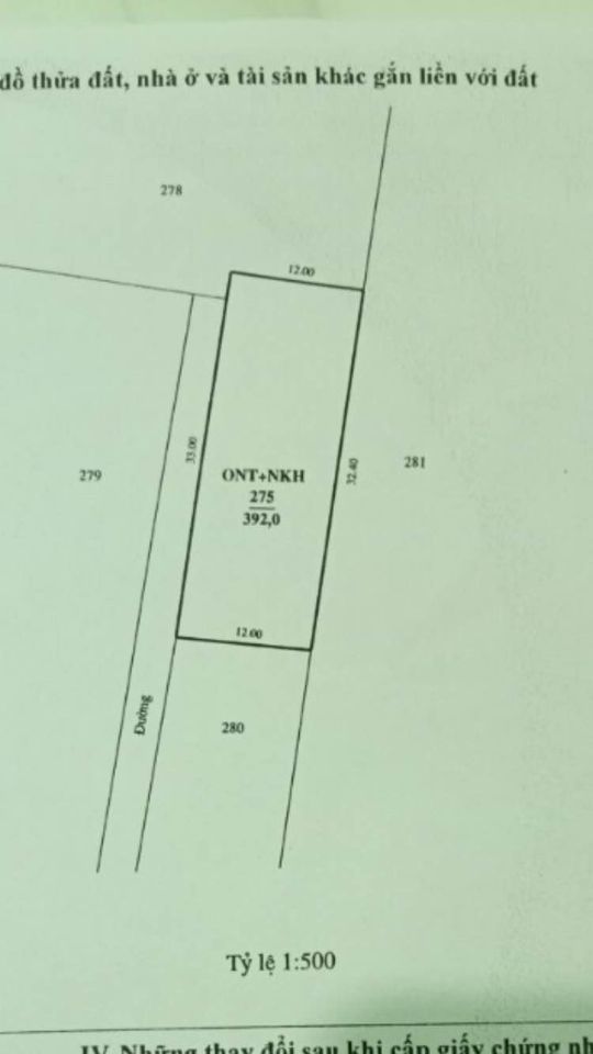 Cần bán 1 lô đất ở Lạc Sơn 3, Cà Ná, gần quán cơm Việt Thảo. Diện tích 392 m2 có 300 m2 đất thổ cư