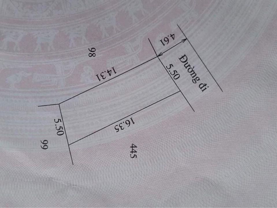 BÁN ĐẤT VÂN THÊ THUỶ THANH GIÁ ĐẦU TƯ 2 LÔ LIỀN KỀ LÔ 445 DT 84.8m2 ngang 5m