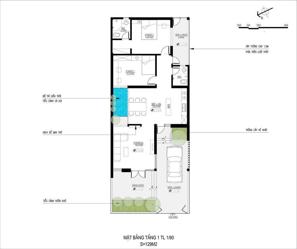 Bán đất tổ 5 Phường Nông Tiến Diện tích 123 m2 Kích thước 7x17,5, nở hậu 7,5m Hướng Đông Đường rộng