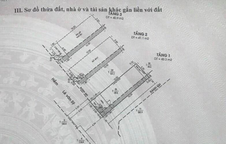 NHÀ GÓC 2 MẶT TIỀN HẺM XE HƠI VIP ĐƯỜNG LÊ VĂN SỸ, P.14, QUẬN 3