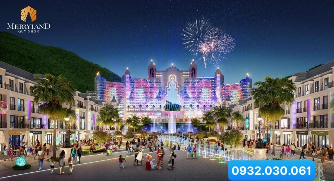 BIZHOUSE THƯƠNG MẠI 15TY/CĂN KINH DOANH 24/7 TẠI MERRY LAND QUY NHƠN 0932030061