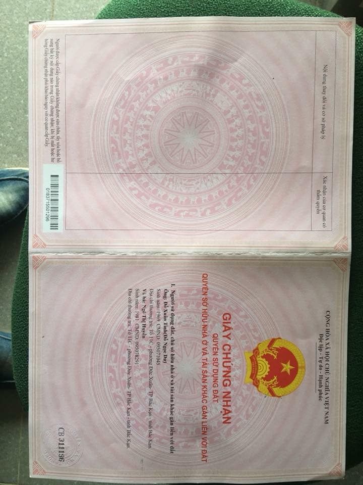 Bán nhà giữa Trung tâm TP. Bắc Kạn tại đường Võ Nguyên Giáp, tổ 2, P. Sông Cầu, Thành phố Bắc Kạn.