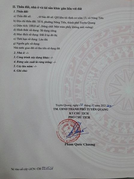 Đất phân lô khu tái định cư Tổ 8 Phường Nông Tiến khu đất đang làm hạ tầng