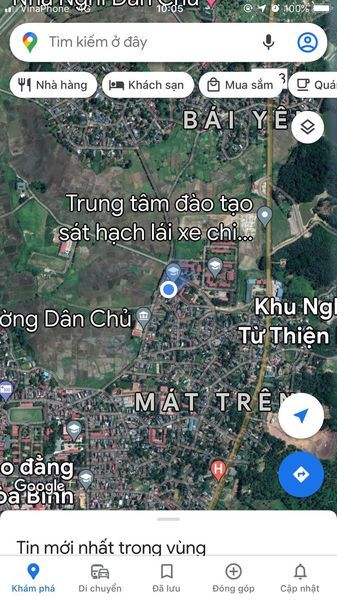 Bán đất sổ đỏ chính chủ gần Trường Nghề Hoà Bình giá bình dân Mặt tiền 4,2 m sâu 34,2 m dt 143m