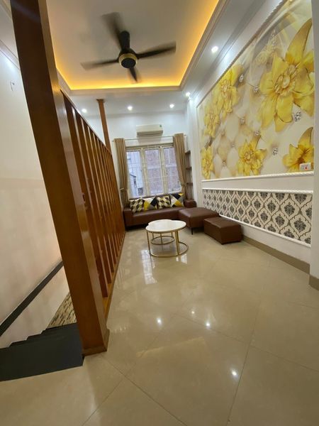 nhà xây 5 tầng khung cột bê tông siêu kiên cố chắc chắn, mới đẹp Thanh Xuân 45m