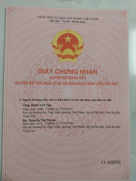 Gia đình cần tiền nên bán lô đất thích hợp đầu tư - Xã An Ngãi - Huyện Long Điền Bà Rịa Vũng Tàu