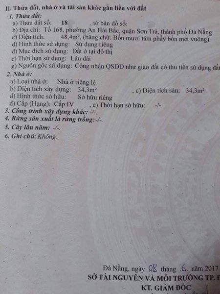 Bán nhà c4 kiệt oto 5m Trần Duy Chiến 🪴🪴🪴🪴 ( Sát Biển - Đường Chính ) Phường an hải bắc