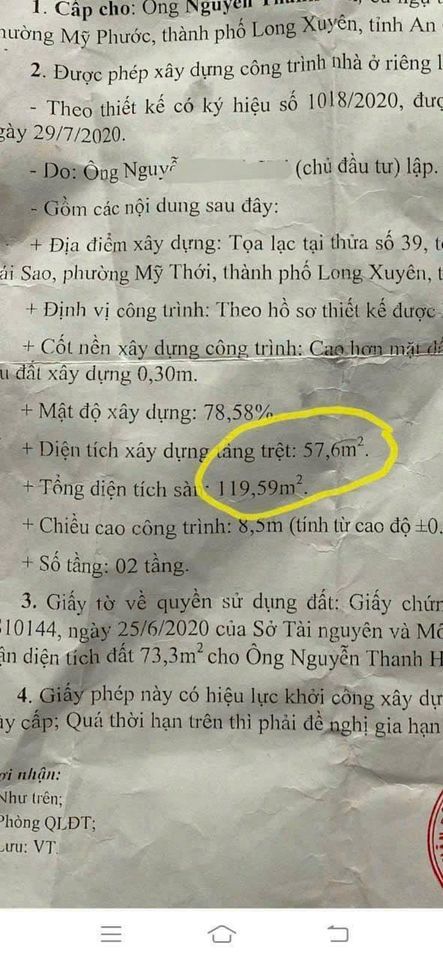 Bán nhà đẹp 1 lầu, đường cặp sông Cái Sao, Mỹ Thới, Long Xuyên.