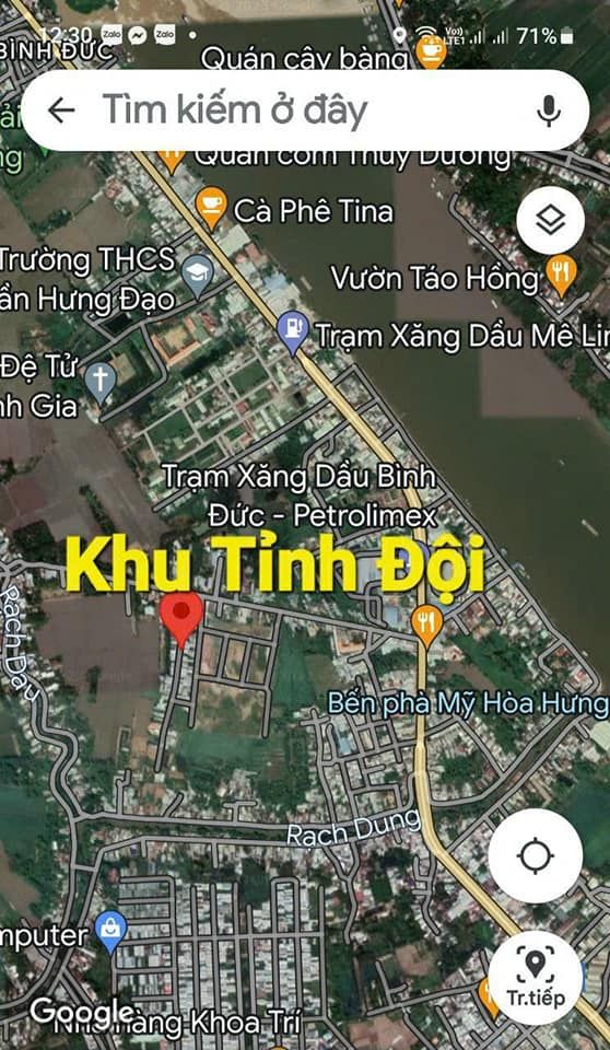 Bán nhà khu Tỉnh Đội, Bình Đức, Long Xuyên Cách QL 91 khoảng 200m.
